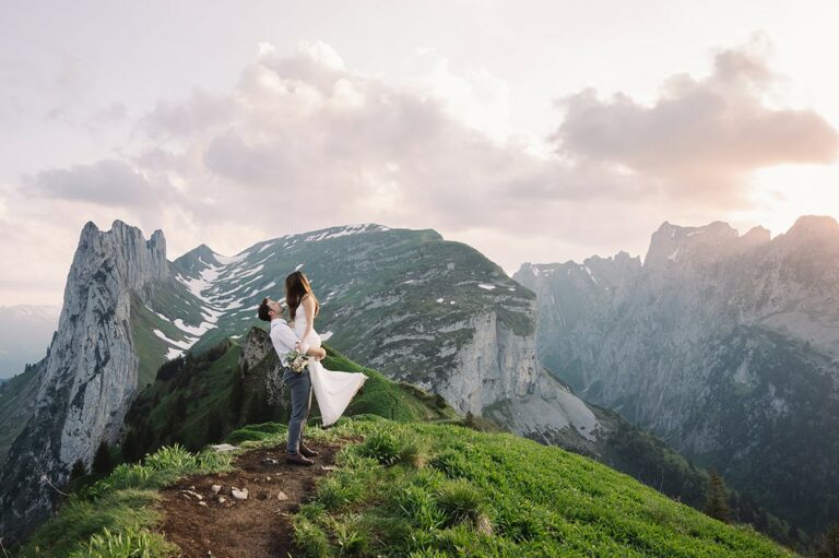From Lakes to Mountain Tops: An Epic Elopement in Appenzell, Switzerland