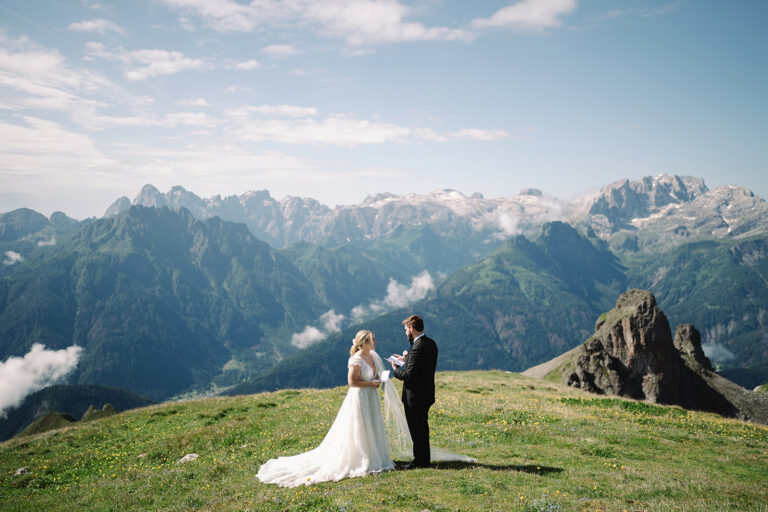 Two-Day Helicopter Elopement in the Italian Dolomites