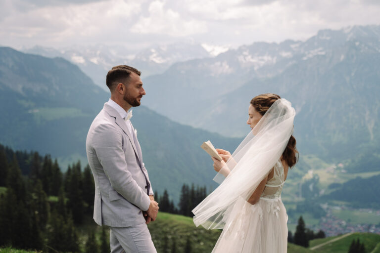 Breathtaking Hiking Wedding in the German Alps